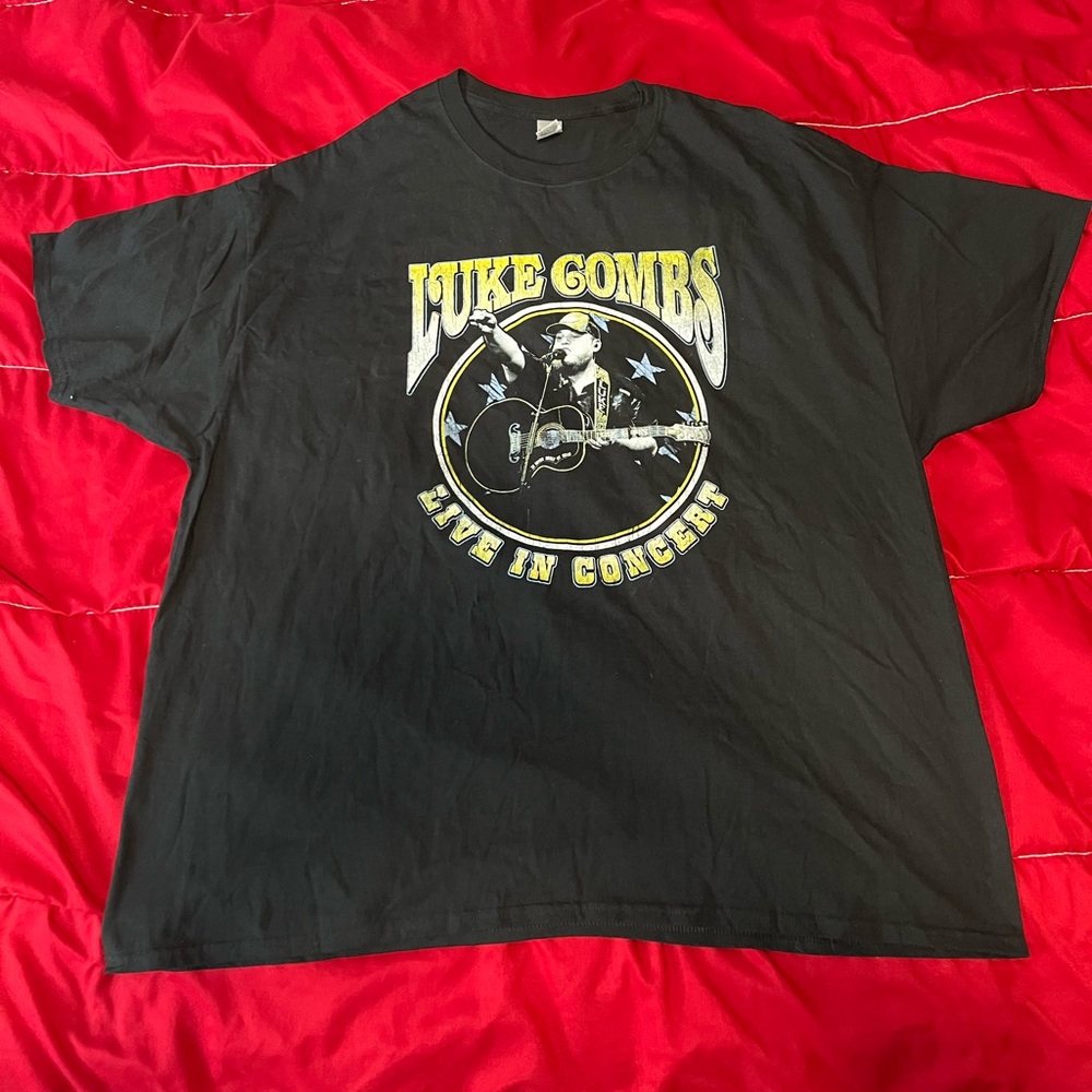 Luke Combs What You See Is What You Get 2021 Black Tour Concert T-Shirt Mens 3XL